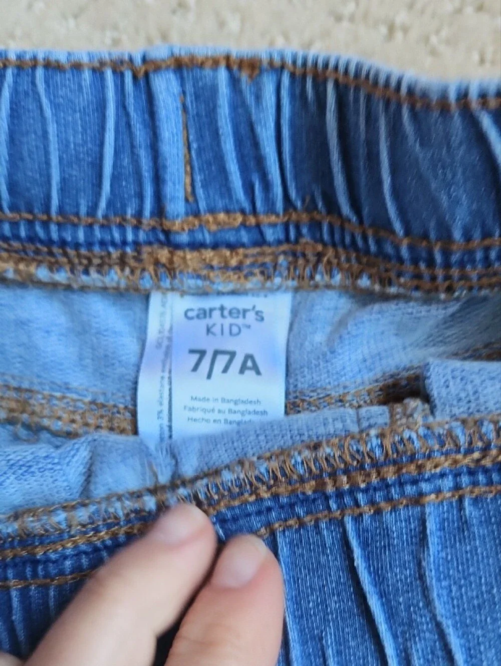 ❤️3/15$❤️ Kids Blue Knit Denim Shorts - Unbranded